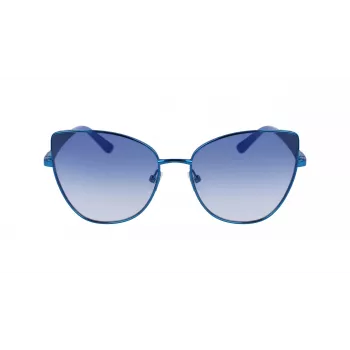 KARL LAGERFELD KL341S-400 Moteriški drugelio formos akiniai nuo saulės mėlyni gradientiniai 56mm