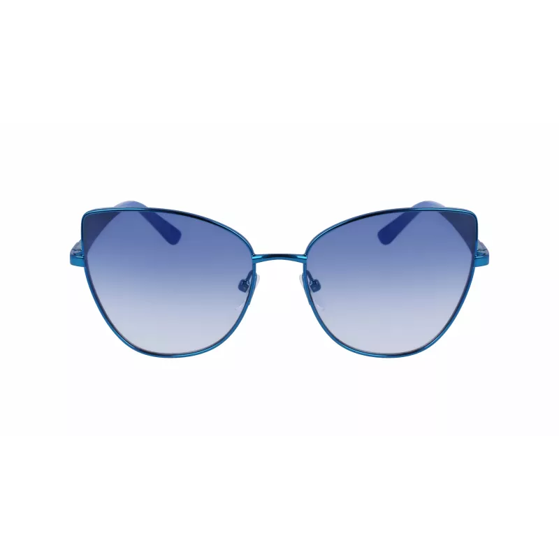 KARL LAGERFELD KL341S-400 Moteriški drugelio formos akiniai nuo saulės mėlyni gradientiniai 56mm