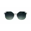 KARL LAGERFELD KL358S-041 Moteriški akiniai nuo saulės - Juodas rėmelis, pilki lęšiai, 57 mm