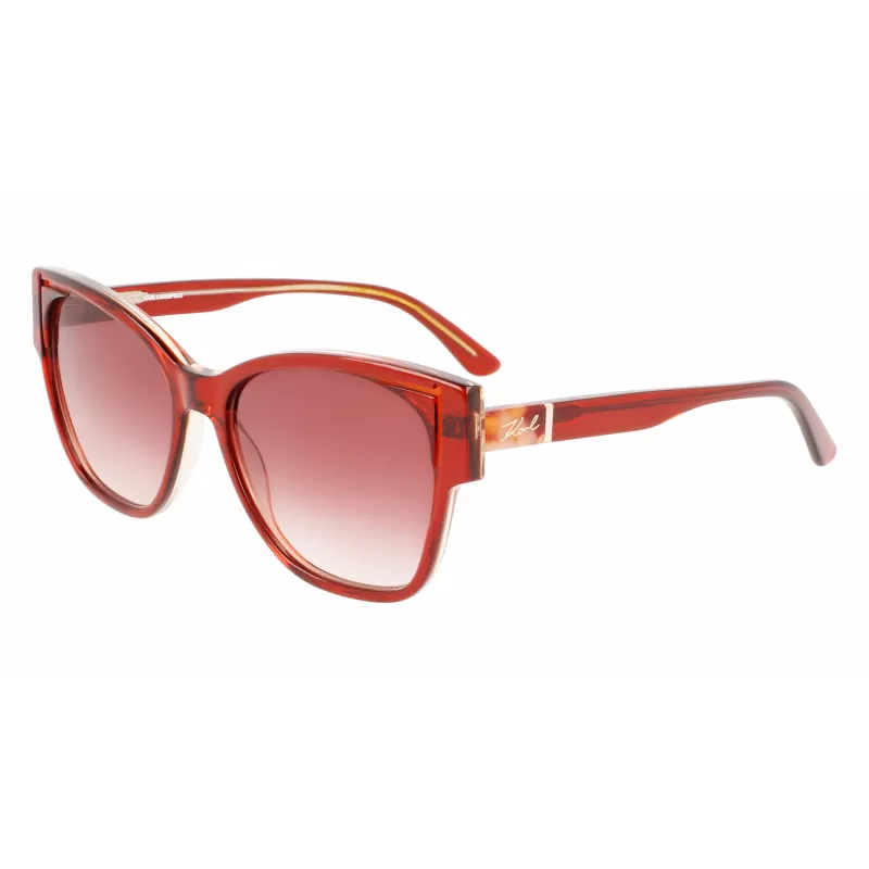 KARL LAGERFELD KL6069S-805 Moteriški akiniai nuo saulės Havana Square Acetate 54mm