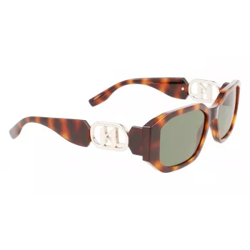 KARL LAGERFELD KL6085S-240 Moteriški katės akies formos akiniai nuo saulės Havana rudi gradientiniai 55mm