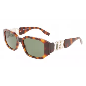 KARL LAGERFELD KL6085S-240 Moteriški katės akies formos akiniai nuo saulės Havana rudi gradientiniai 55mm