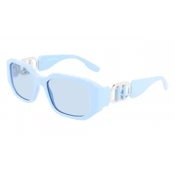 KARL LAGERFELD KL6085S-450 Moteriški akiniai nuo saulės Juodi Dūminiai pilki 55mm