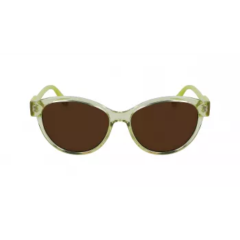 KARL LAGERFELD KL6099S-703 Moteriški akiniai nuo saulės Havana rudo acetato rėmeliu, rudi gradientiniai lęšiai 54/15/140 mm