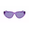 KARL LAGERFELD KL6100S-516 Moteriški akiniai nuo saulės - Acetatinis rėmelis, pilki lęšiai, 54 mm