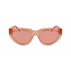 KARL LAGERFELD KL6100S-800 Moteriški stačiakampiai acetatiniai akiniai nuo saulės Havana Brown Gradient 54/19/140 mm
