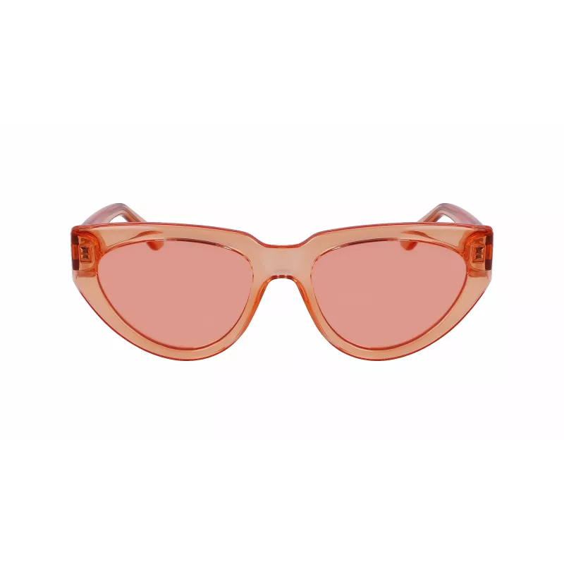 KARL LAGERFELD KL6100S-800 Moteriški stačiakampiai acetatiniai akiniai nuo saulės Havana Brown Gradient 54/19/140 mm