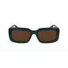 KARL LAGERFELD KL6101S-300 Unisex Akiniai 54mm Pilki Lęšiai Juodas Acetato Rėmas UV400