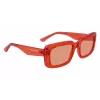 KARL LAGERFELD KL6101S-800 Unisex akiniai - juodas rėmelis, pilki lęšiai, 54 mm
