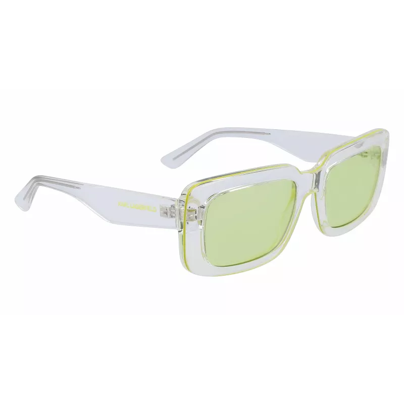 KARL LAGERFELD KL6101S-970 Unisex Akiniai 54/19/140 mm Kvadratinis Acetato Rėmas Polikarbonato Lęšiai UV400
