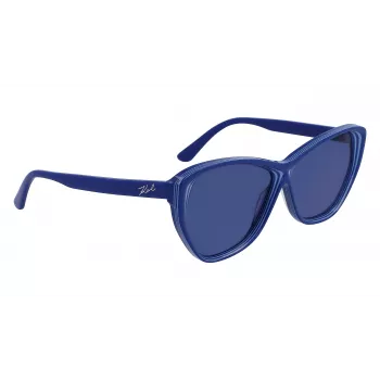 KARL LAGERFELD KL6103S-407 Moteriški drugelio formos akiniai nuo saulės Havana 58mm