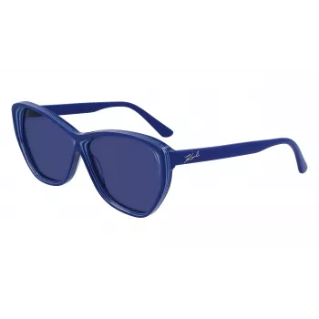 KARL LAGERFELD KL6103S-407 Moteriški drugelio formos akiniai nuo saulės Havana 58mm