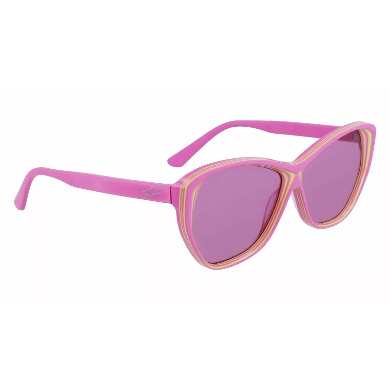 KARL LAGERFELD KL6103S-664 Moteriški akiniai nuo saulės Brown Havana 58mm