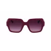 KARL LAGERFELD KL6104SR-501 Moteriški kvadratiniai akiniai nuo saulės juodi/pilki 53mm
