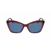 KARL LAGERFELD KL6105S-604 Moteriški katės akies akiniai nuo saulės Havana rudi gradientiniai 54mm