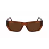 KARL LAGERFELD KL6123S541824 Unisex akiniai nuo saulės, blizgantis juodas rėmelis, pilki lęšiai, 54/18/140 mm