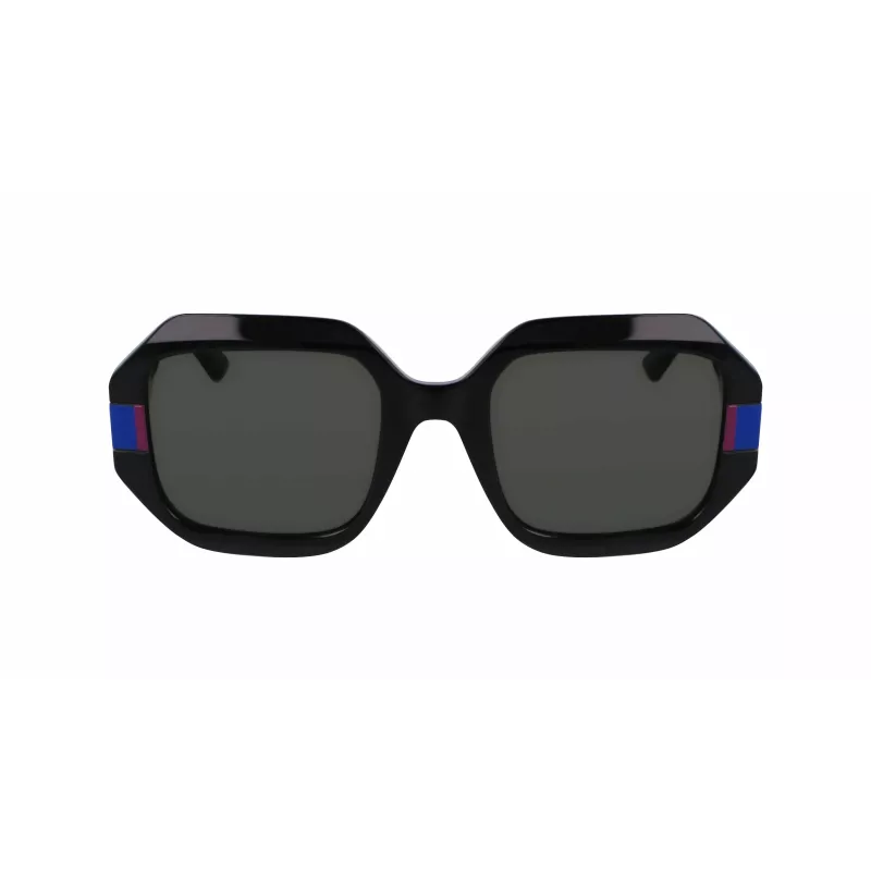 KARL LAGERFELD KL6124S-001 Moteriški katės akies akiniai nuo saulės Juodi/Pilki 53mm