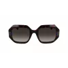 KARL LAGERFELD KL6124S-240 Moteriški kvadratiniai acetatiniai akiniai nuo saulės Brown Havana 53mm
