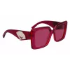 KARL LAGERFELD KL6126S522054 Moteriški kvadratiniai acetatiniai akiniai nuo saulės Havana Brown Gradient 52mm