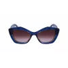 KARL LAGERFELD KL6127S521842 Moteriški akiniai nuo saulės - Juodas rėmelis, pilki gradientiniai lęšiai, 52 mm