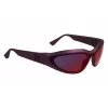 KARL LAGERFELD KL6128S-606 Unisex Akiniai Nuo Saulės Havana Ruda Acetatas 69mm