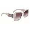 KARL LAGERFELD KL6140S531710 Moteriški stačiakampiai akiniai nuo saulės Juodi/Pilki 53mm
