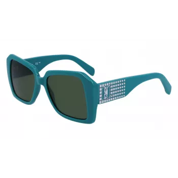KARL LAGERFELD KL6140S531730 Moteriški katės akies formos akiniai nuo saulės Havana Vėžlio kiauto rudi gradientiniai 53mm