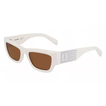 KARL LAGERFELD KL6141S522110 Moteriški akiniai nuo saulės - Juodas rėmelis, pilki gradientiniai lęšiai 52/21/140 mm