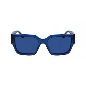 KARL LAGERFELD KL6142S-423 Unisex akiniai nuo saulės Blue Havana Grey Blue 55mm