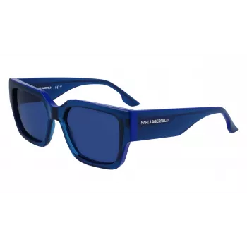 KARL LAGERFELD KL6142S-423 Unisex akiniai nuo saulės Blue Havana Grey Blue 55mm