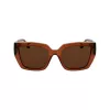 KARL LAGERFELD KL6143S-246 Moteriški akiniai nuo saulės Havana Brown Tortoise Acetate rėmelis Brown Gradient lęšiai 53mm