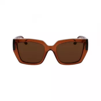 KARL LAGERFELD KL6143S-246 Moteriški akiniai nuo saulės Havana Brown Tortoise Acetate rėmelis Brown Gradient lęšiai 53mm