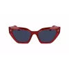 KARL LAGERFELD KL6145S-600 Moteriški katės akies akiniai nuo saulės Havana Ruda Gradient 54mm