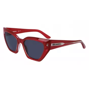 KARL LAGERFELD KL6145S-600 Moteriški katės akies akiniai nuo saulės Havana Ruda Gradient 54mm