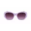 KARL LAGERFELD KL6146S-516 Moteriški kvadratiniai akiniai nuo saulės - Juodas rėmas, pilki gradientiniai lęšiai 54/20/140 mm