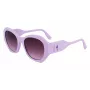 KARL LAGERFELD KL6146S-516 Moteriški kvadratiniai akiniai nuo saulės - Juodas rėmas, pilki gradientiniai lęšiai 54/20/140 mm