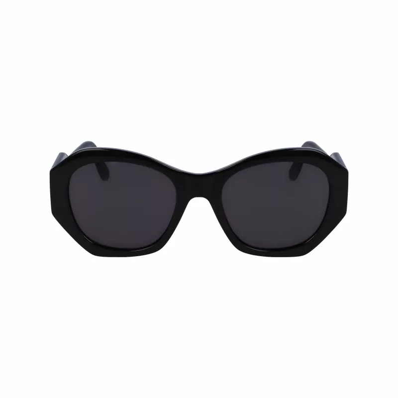KARL LAGERFELD KL6146SN-1 Moteriški akiniai nuo saulės - Kvadratinis kačių akies rėmelis iš acetato - UV400 apsauga - 54 mm lęšiai
