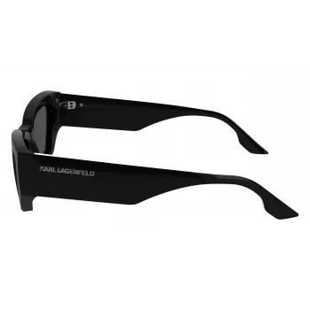KARL LAGERFELD KL6160S Unisex akiniai nuo saulės - juodas rėmelis, pilki lęšiai - 54/17/140 mm