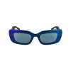 KARL LAGERFELD KL6164S-400 Moteriški katės akies formos akiniai nuo saulės, permatomi mėlyni pilki gradientiniai 50 mm