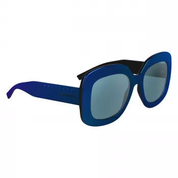 KARL LAGERFELD KL6165S-400 Moteriški akiniai nuo saulės Kvadratiniai Plastikiniai Visiškai įrėminti Pilko gradiento lęšiai 53/19/140 mm