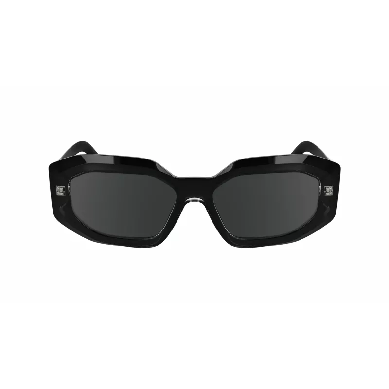 KARL LAGERFELD KL6167S-001 Moteriški akiniai nuo saulės Juodi Pilki 53mm