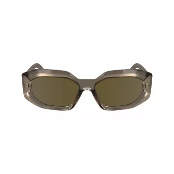 KARL LAGERFELD KL6167S-278 Moteriški katės akies formos akiniai nuo saulės Havana rudi gradientiniai 53mm
