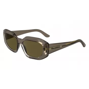 KARL LAGERFELD KL6167S-278 Moteriški katės akies formos akiniai nuo saulės Havana rudi gradientiniai 53mm
