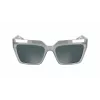 KARL LAGERFELD KL6181S551900 Moteriški katės akies formos akiniai nuo saulės juodi pilki gradientiniai 55/19/140 mm