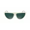 KARL LAGERFELD KL6185S591410 Moteriški drugelio formos akiniai nuo saulės juodi/pilki 59mm
