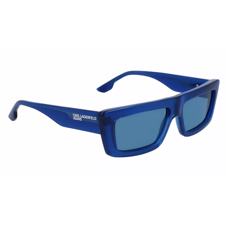 KARL LAGERFELD KLJ6147S Unisex Akiniai - Juodas Rėmas Pilki Lęšiai 56/15/145 mm