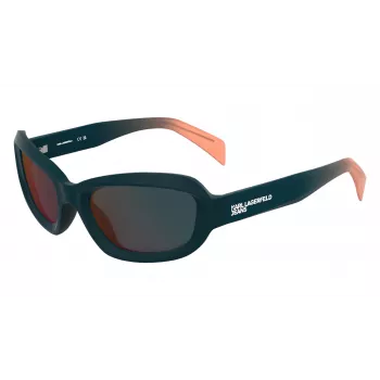 KARL LAGERFELD KLJ6200S Unisex akiniai - Juodas rėmas, pilki lęšiai 57mm