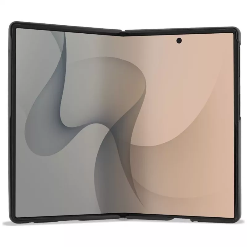 Karl Lagerfeld PU Saffiano Karl ir Choupette dėklas, skirtas Samsung Galaxy Z Fold8, juodas