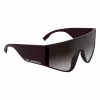 Karl Lagerfeld unisex kvadratiniai akiniai nuo saulės KL6209S-601 juodi/pilki 65-19-140