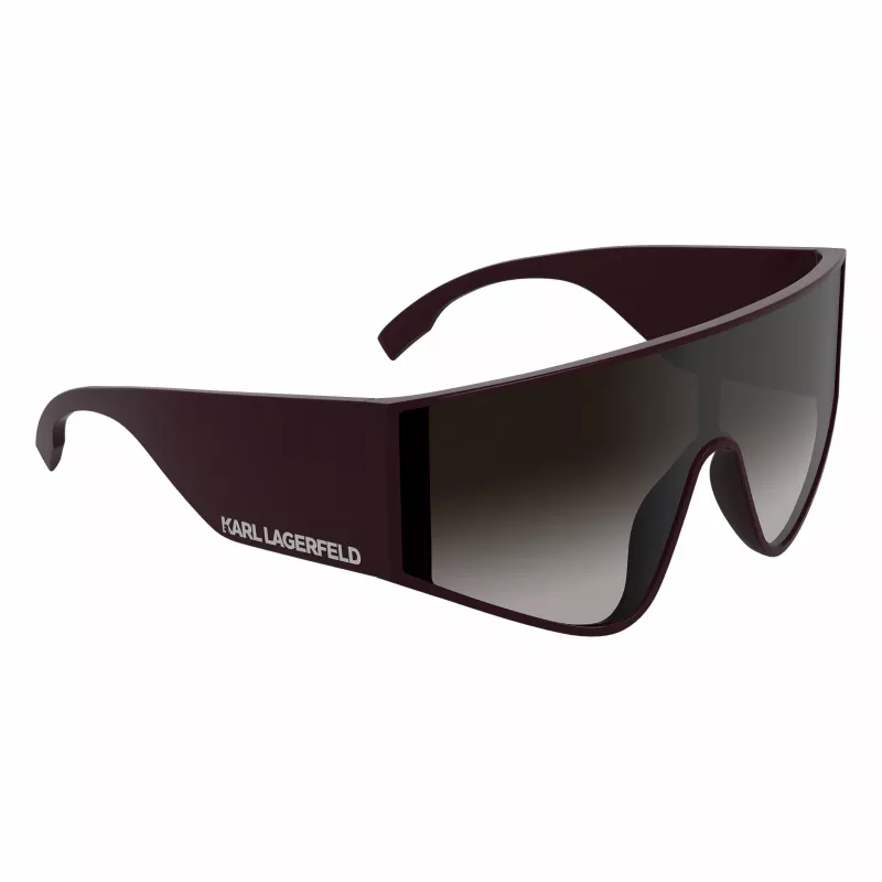 Karl Lagerfeld unisex kvadratiniai akiniai nuo saulės KL6209S-601 juodi/pilki 65-19-140